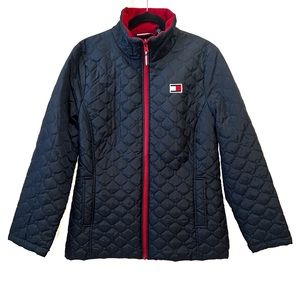 Women’s Tommy Zip up Jacket in Large (Red & Blue)